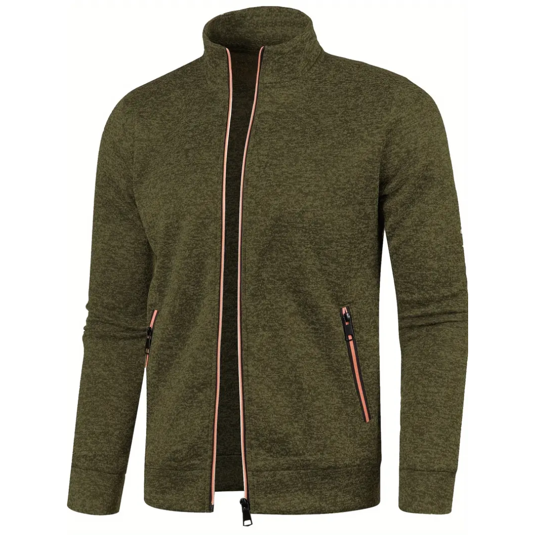 Clive™ – Klassisk Zip-Up Strikkegenser