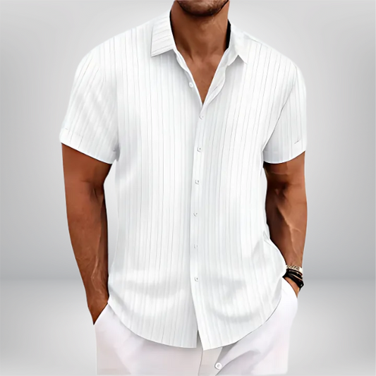 Olaf | Sommerskjorte med korte ermer for menn