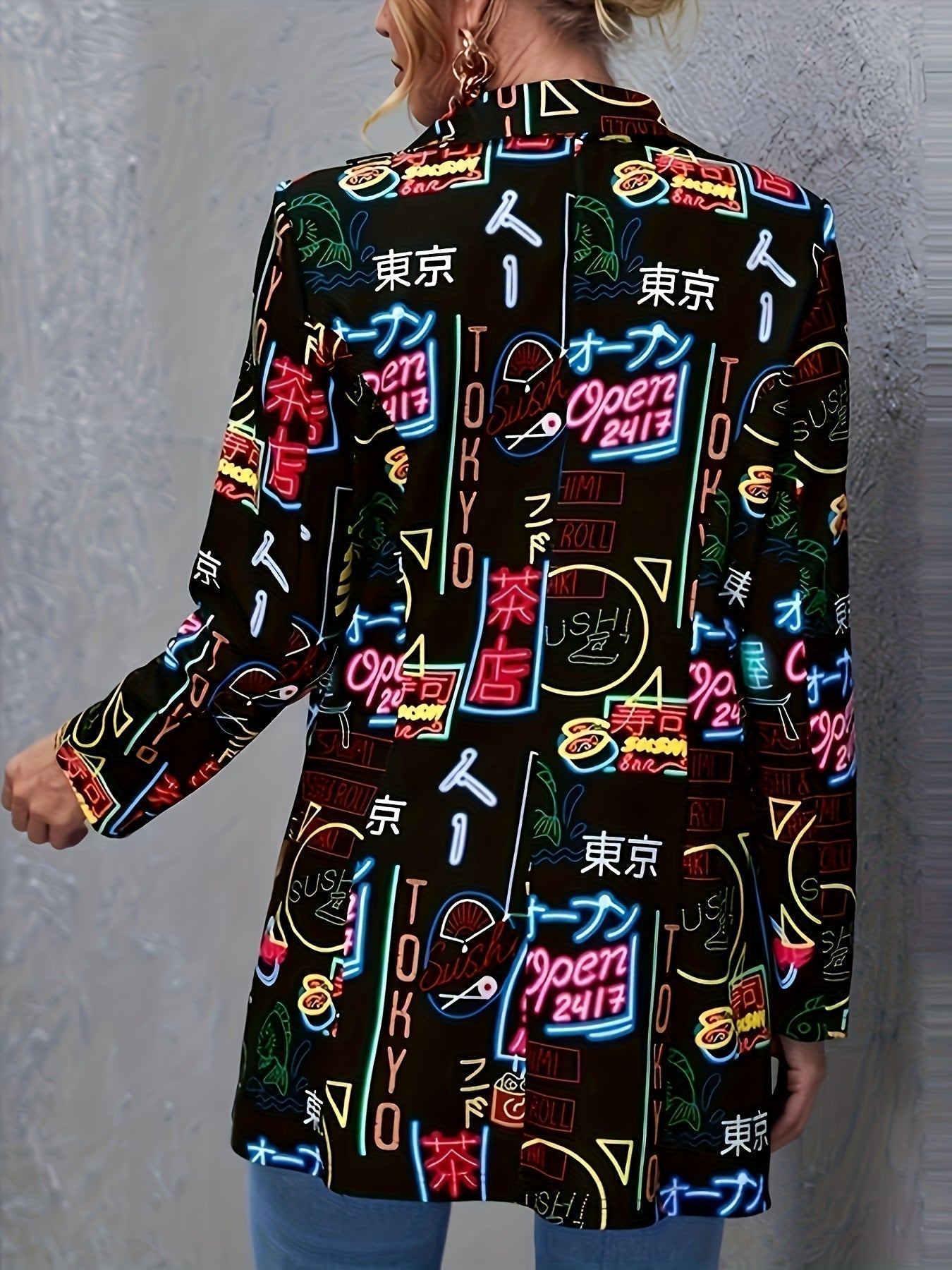 JOLENE | STATEMENT PRINT BLAZER