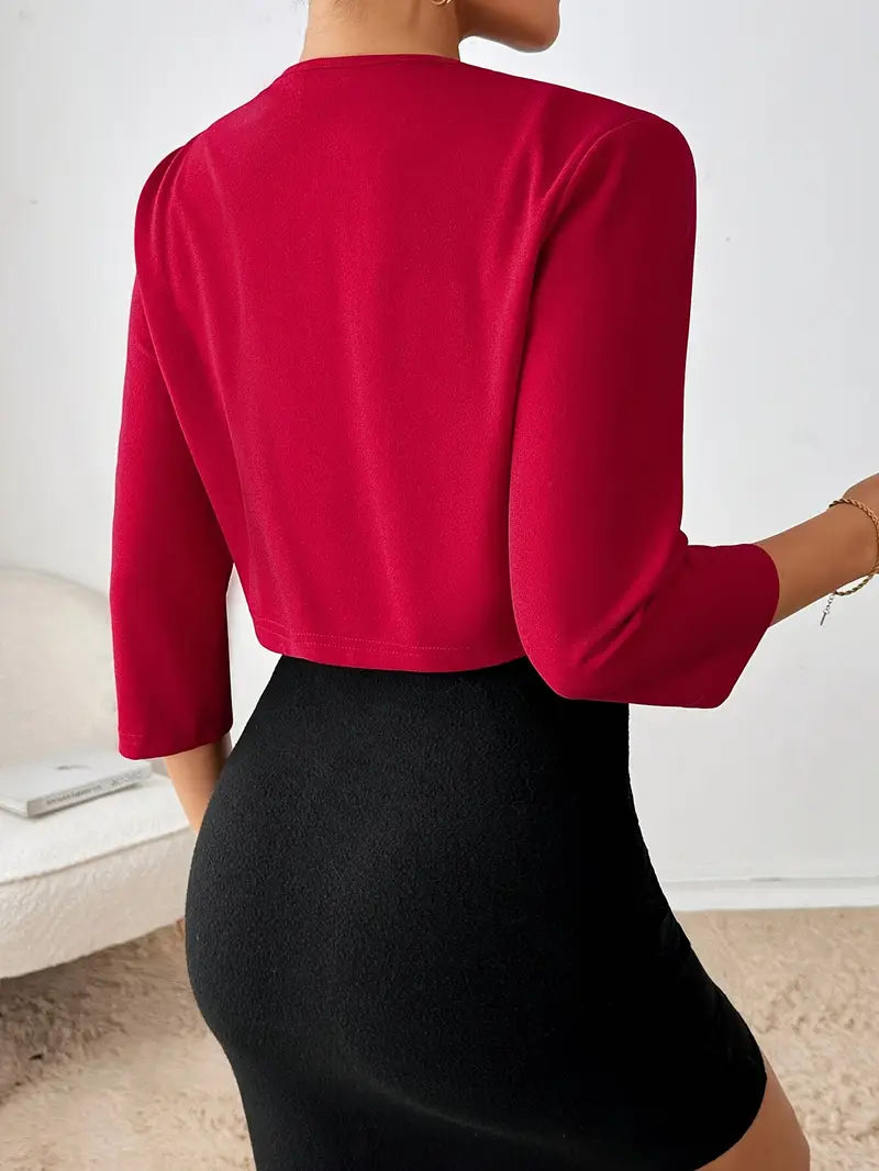 SYLVIA | KORT OPEN BLAZER