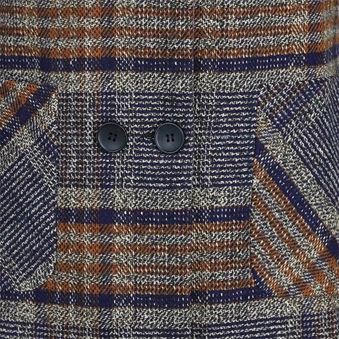 DOROTHY | LANG RUTET KÅPE BLAZER