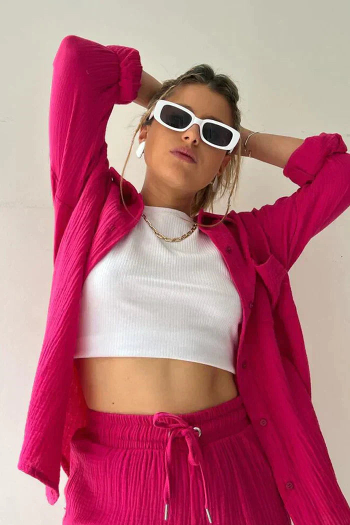 Lea Bergen™ | Luftig Bomull Lounge Sett