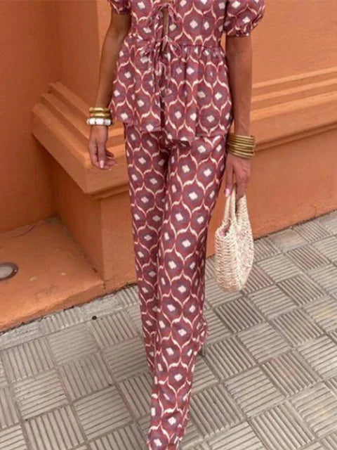 Lea Bergen™ | Sett med pufferm og knytedetalj