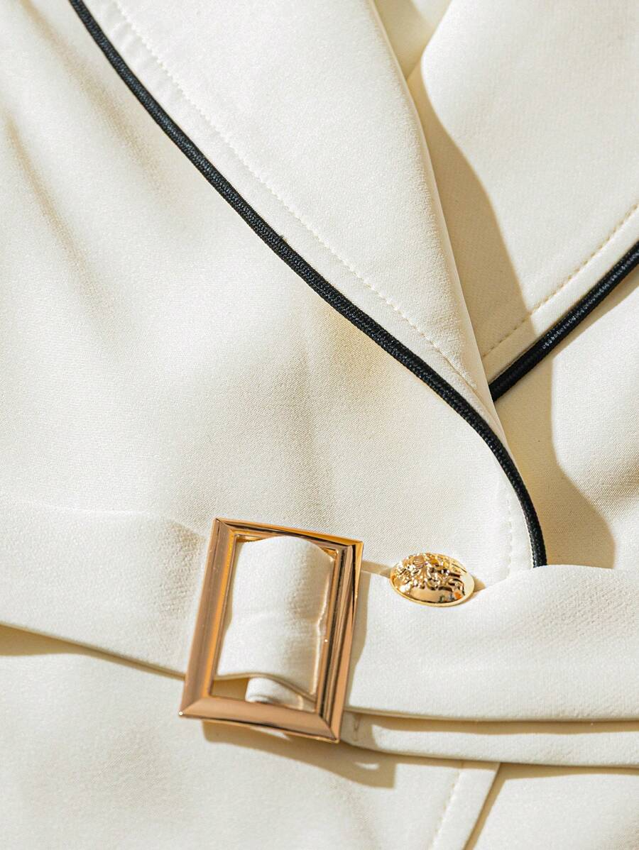 BEATRICE | BELTED VEST BLAZER