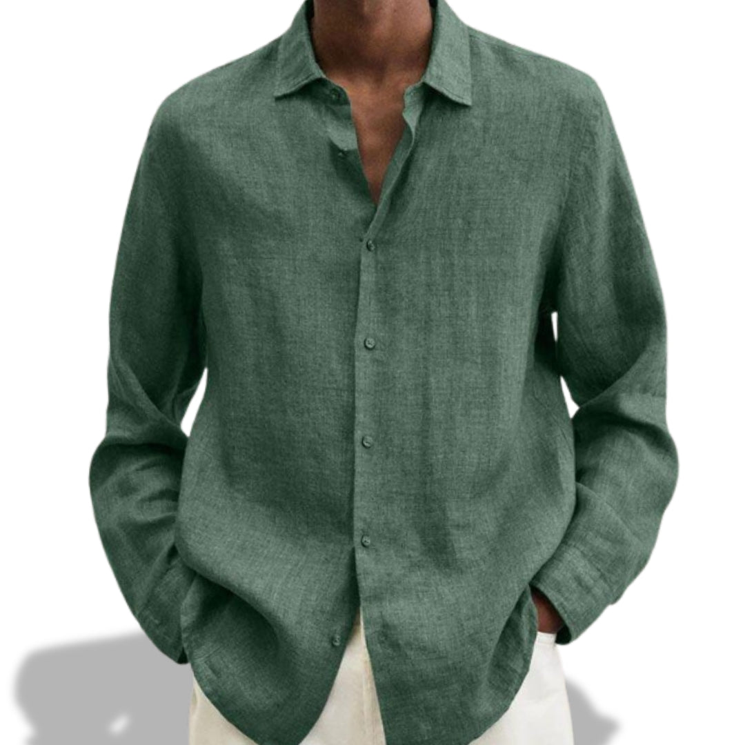 Gunnar|Elegant oversize flanellskjorte for menn