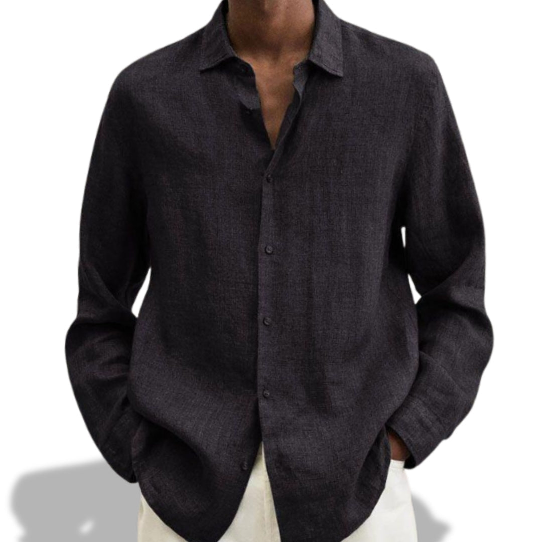 Gunnar|Elegant oversize flanellskjorte for menn