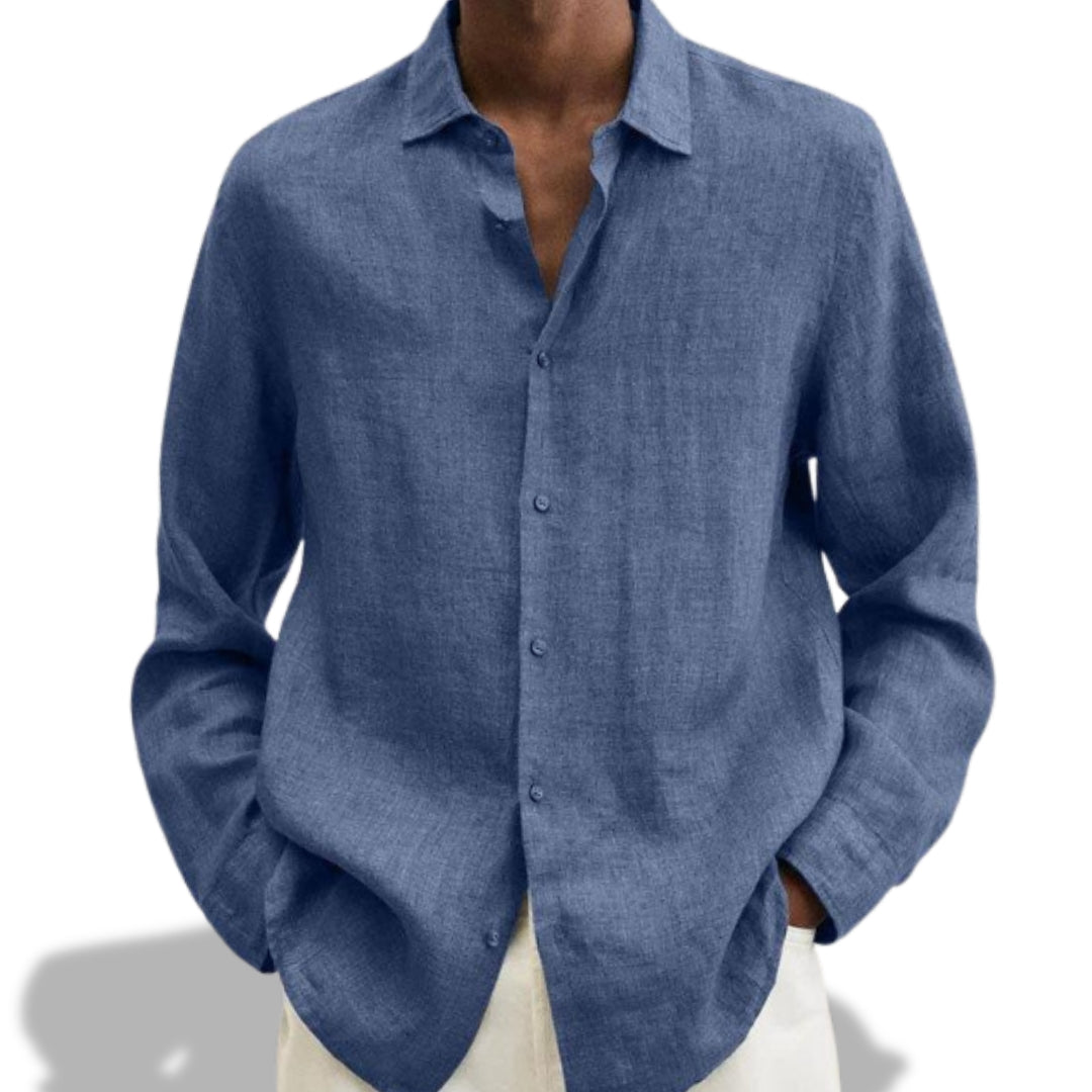 Gunnar|Elegant oversize flanellskjorte for menn