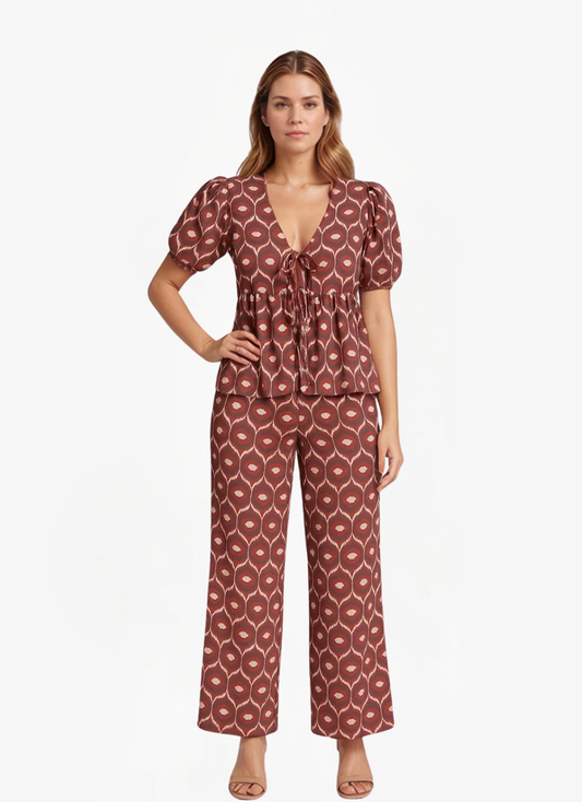 Lea Bergen™ | Sett med pufferm og knytedetalj