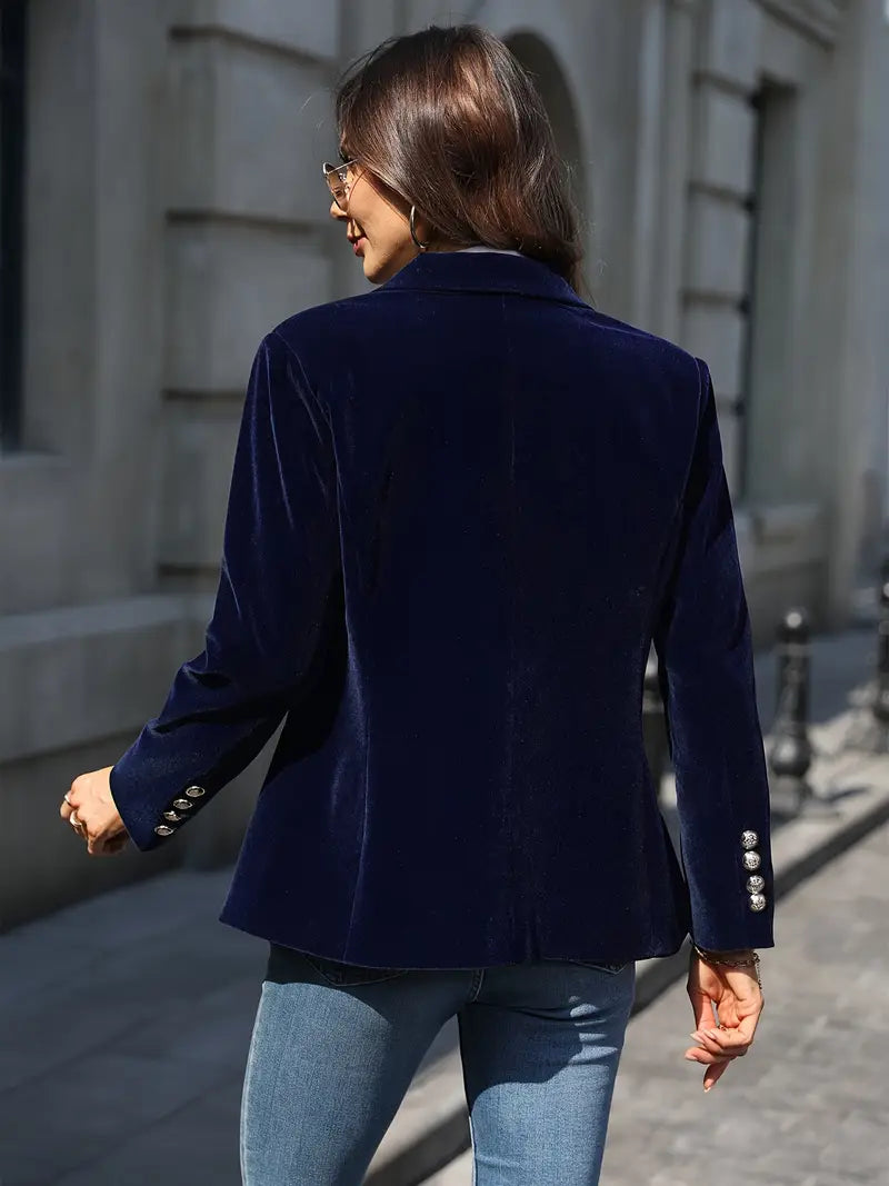 VIVIAN | VELVET GULL-KNAPP BLAZER