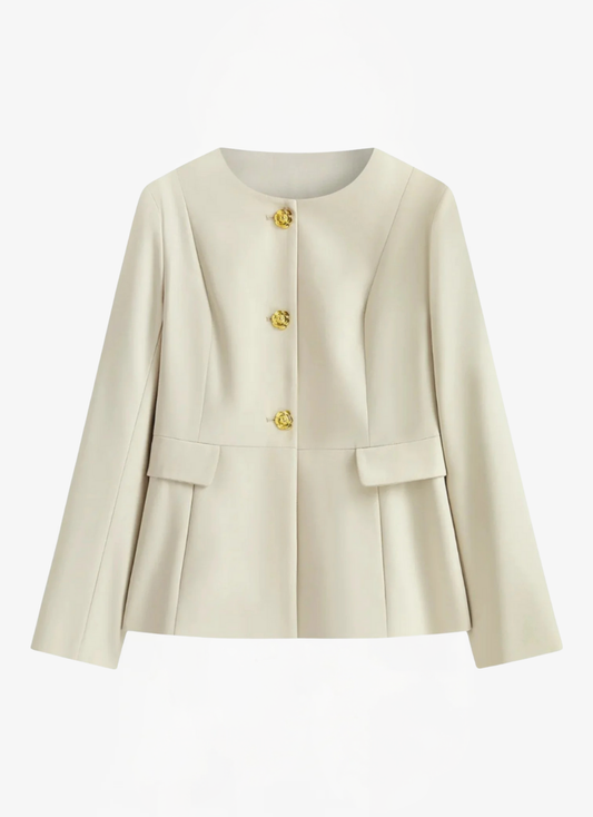 Lea Bergen™  | Blazer med rund hals