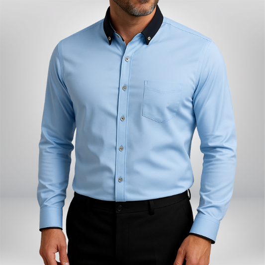 Egor | Luksuriøs kontrastskjorte