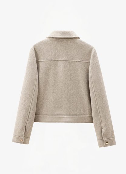 Lea Bergen™ | Tweed zip-jakke