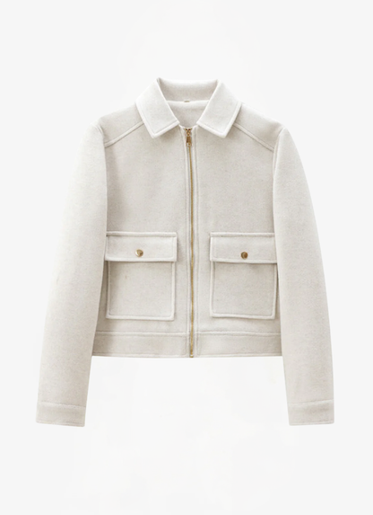 Lea Bergen™ | Tweed zip-jakke