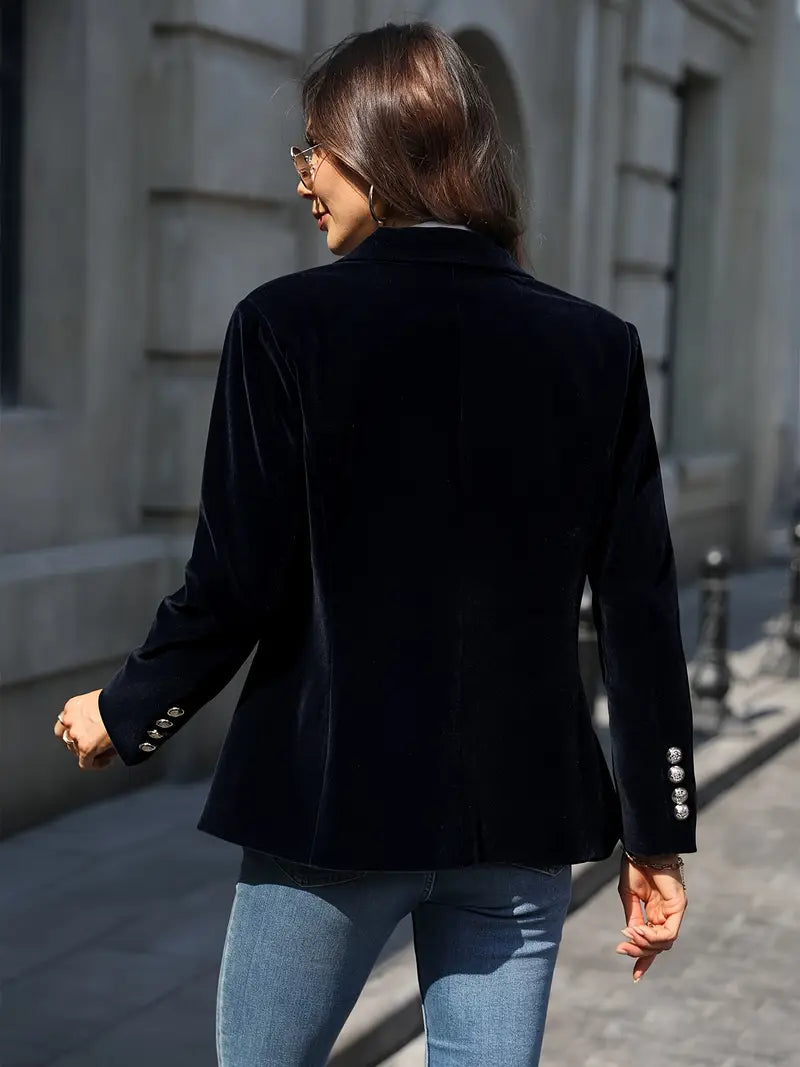 VIVIAN | VELVET GULL-KNAPP BLAZER