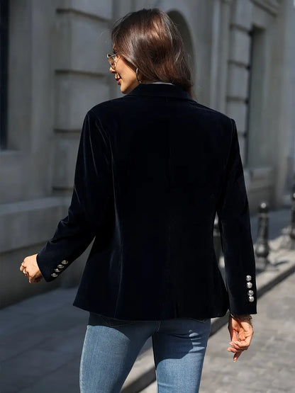 VIVIAN | VELVET GULL-KNAPP BLAZER