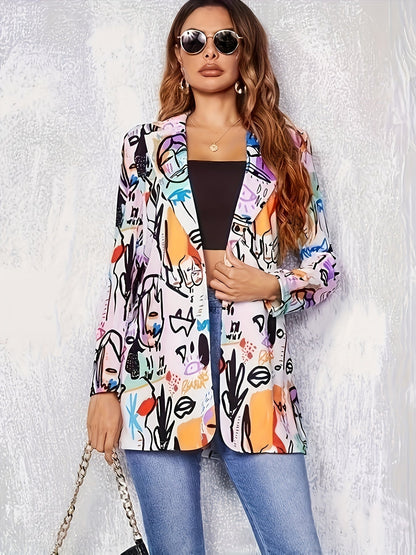 JOLENE | STATEMENT PRINT BLAZER