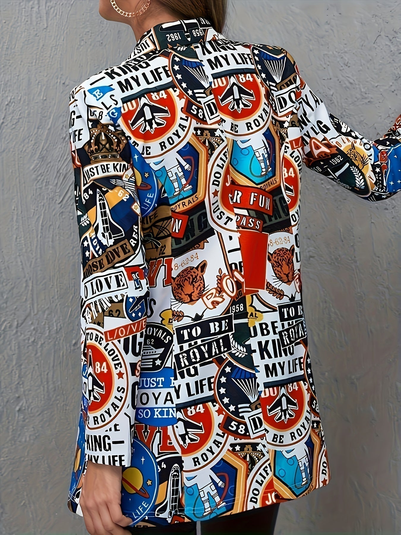 JOLENE | STATEMENT PRINT BLAZER