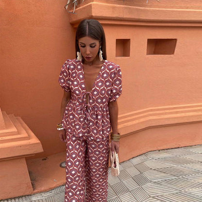 Lea Bergen™ | Sett med pufferm og knytedetalj