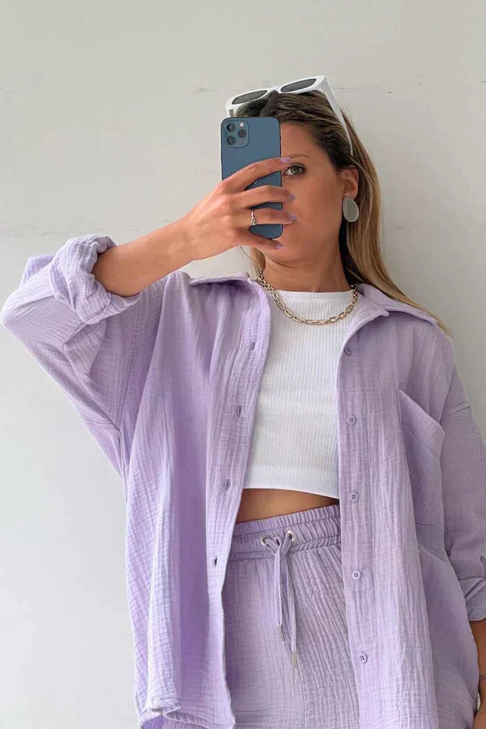 Lea Bergen™ | Luftig Bomull Lounge Sett