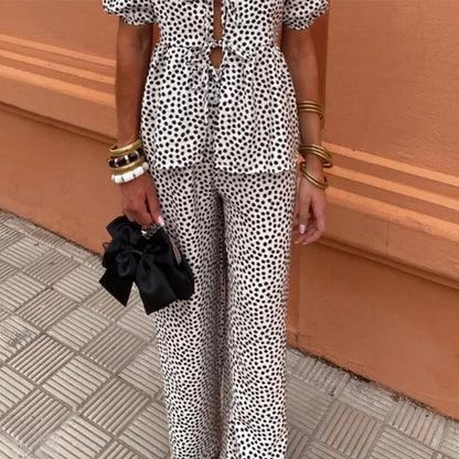 Lea Bergen™ | Sett med pufferm og knytedetalj