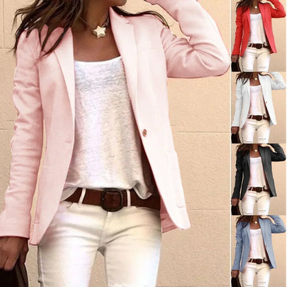 LEONA | CASUAL ENKELT-KNAPP BLAZER