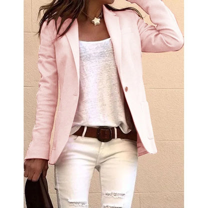 LEONA | CASUAL ENKELT-KNAPP BLAZER