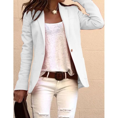 LEONA | CASUAL ENKELT-KNAPP BLAZER