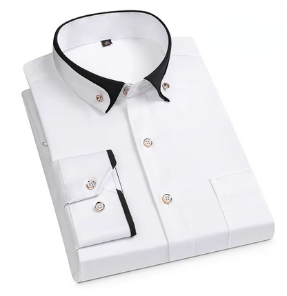 Egor | Luksuriøs kontrastskjorte