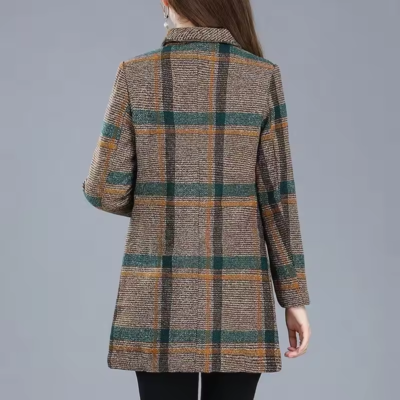 DOROTHY | LANG RUTET KÅPE BLAZER