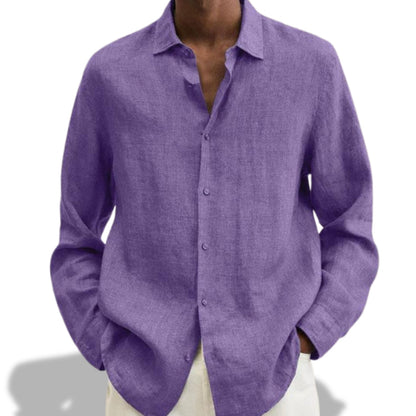 Gunnar｜Elegant oversize flanellskjorte for menn