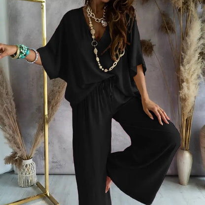 Lea Bergen™ | Boho Avslappet Loungewear Sett