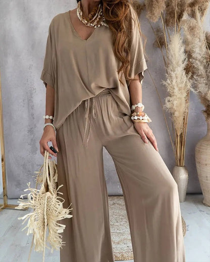 Lea Bergen™ | Boho Avslappet Loungewear Sett