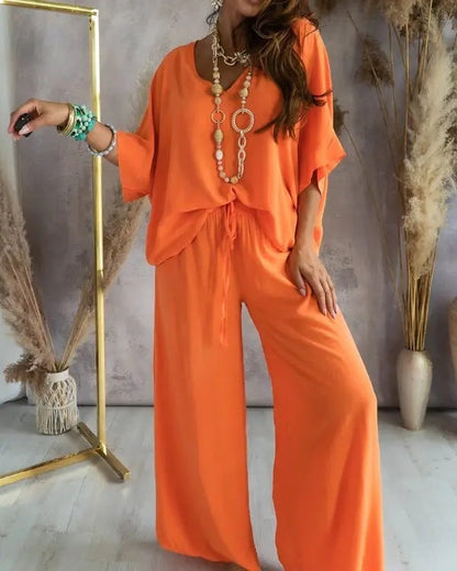 Lea Bergen™ | Boho Avslappet Loungewear Sett