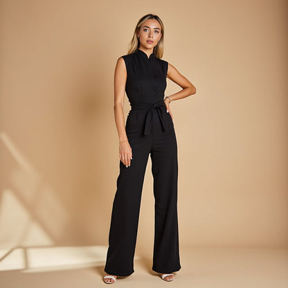 Lea Bergen™ | Elegant jumpsuit med belte