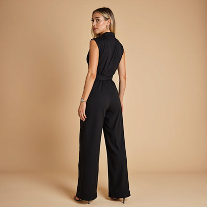 Lea Bergen™ | Elegant jumpsuit med belte