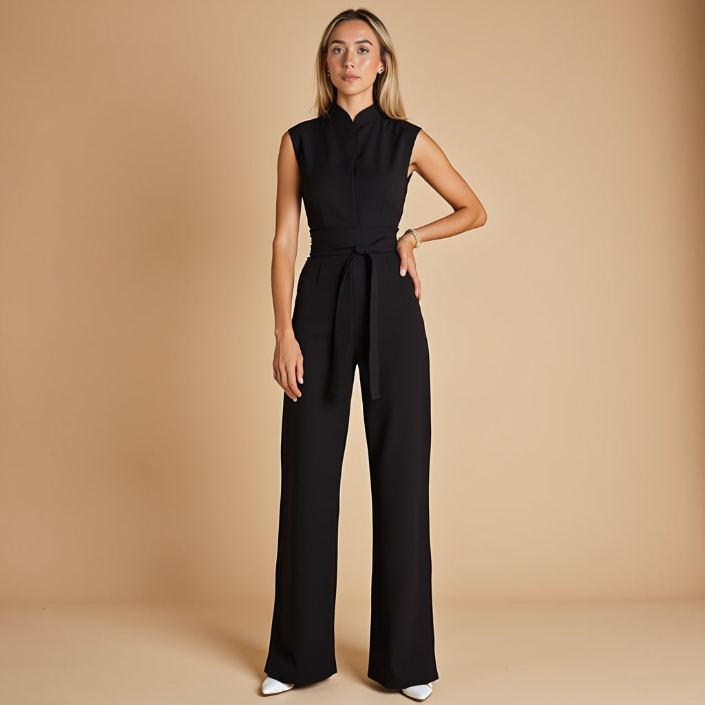 Lea Bergen™ | Elegant jumpsuit med belte