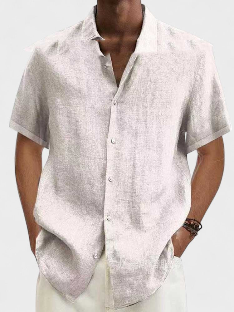 Lukas | Klassisk sommerskjorte i lin